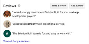 Google My Business Reviews | Searched Marketing